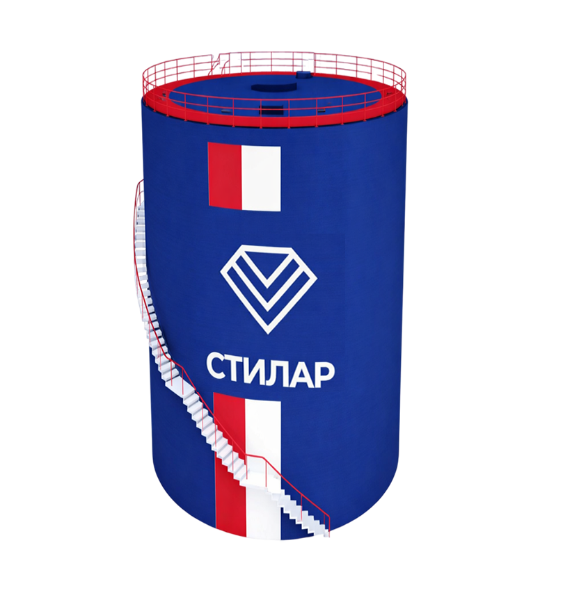 Цельносварной резервуар РВС для мазута 5 м³ от завода-производителя